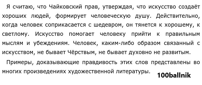 аргументы для сочинения егэ 11 класс