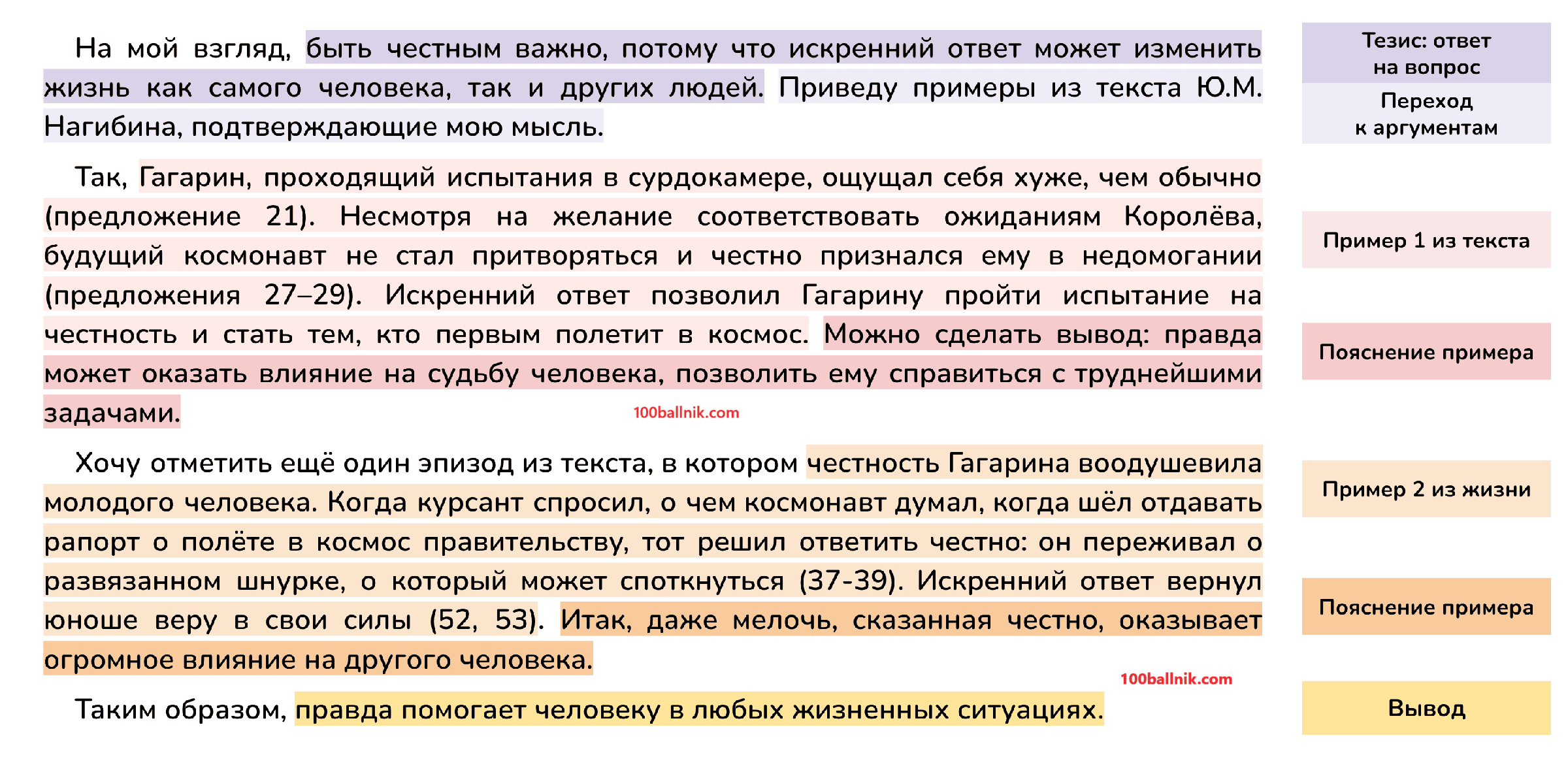 сочинение 13-3 по тексту нагибина