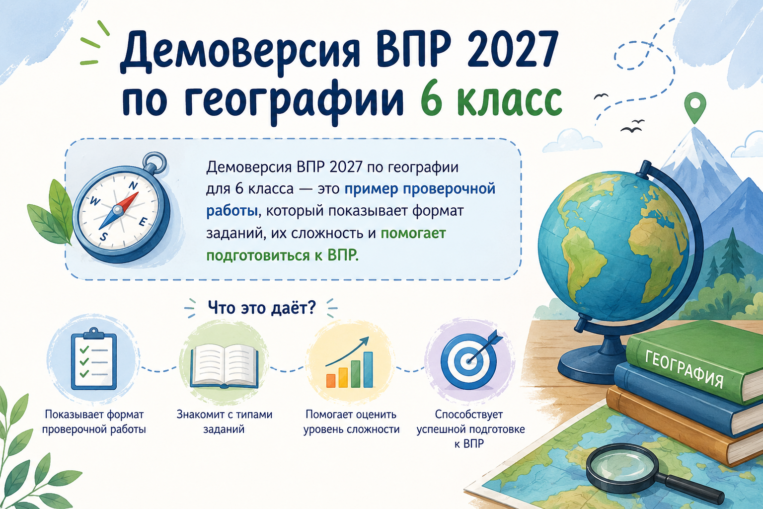 демоверсия впр 2027 по географии  6 класс
