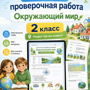 где мы живём проверочная работа