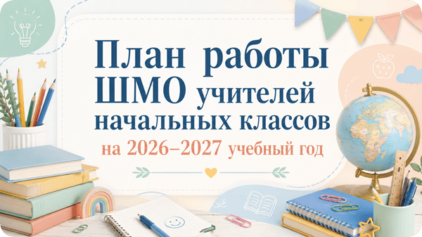 план работы шмо учителей начальных классов 2026-2027