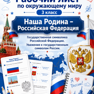 Наша Родина – Российская Федерация рабочий лист