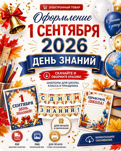 оформление 1 сентября 2026