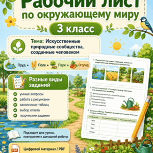 Искусственные природные сообщества, созданные человеком